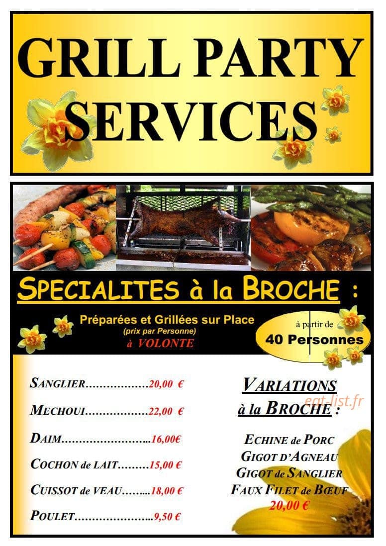 Auberge de la Forêt — carte page 7