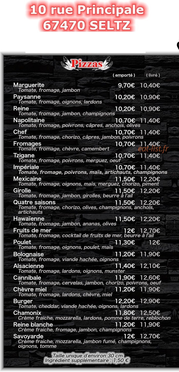 Food Storks — carte page 2