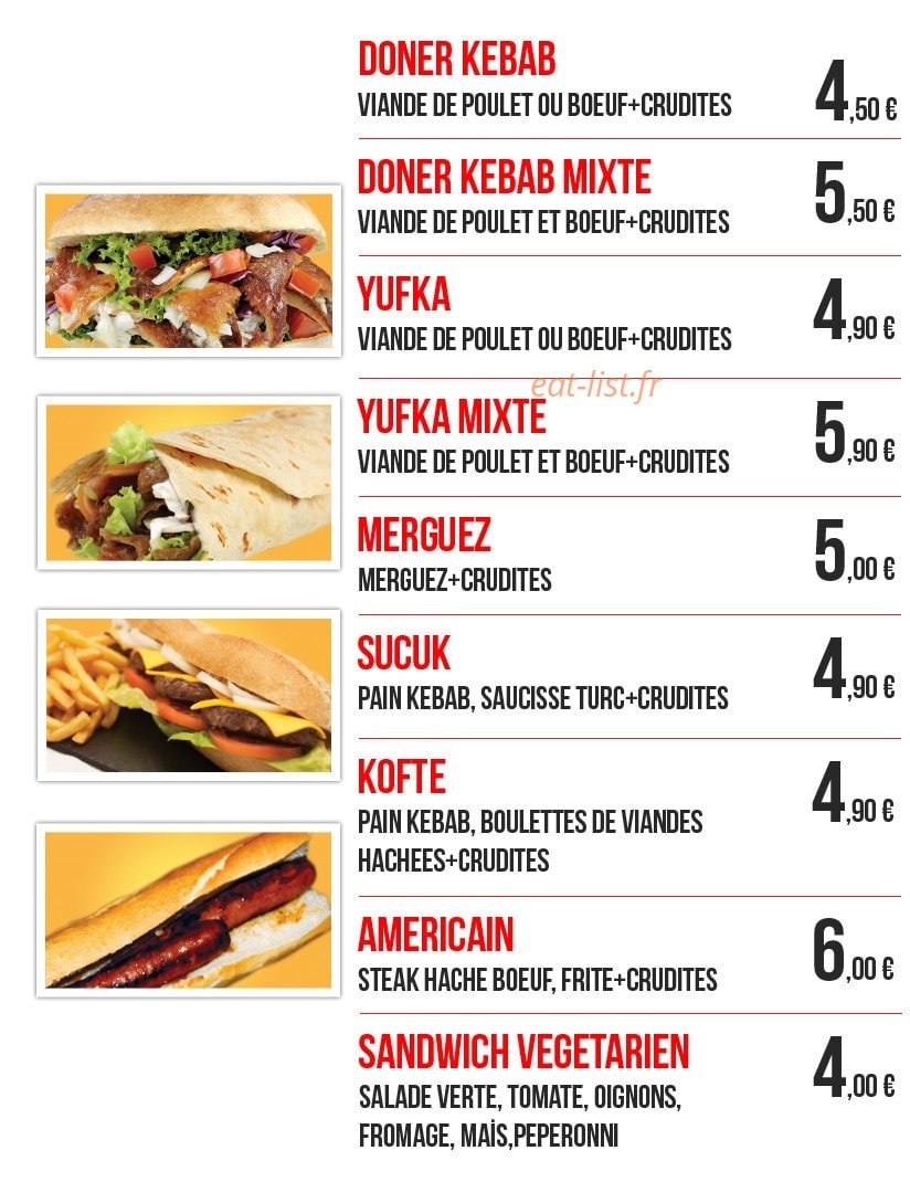 Snack de seltz — carte page 2