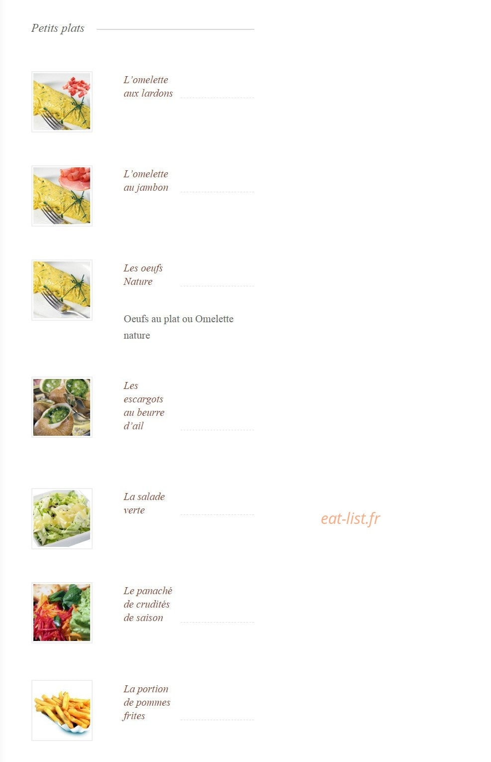 A La Couronne — carte page 4