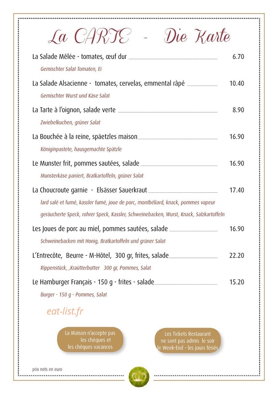 La Couronne — carte page 14