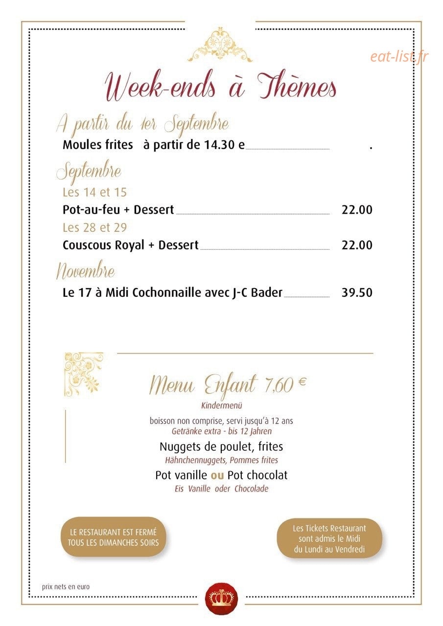 La Couronne — carte page 4