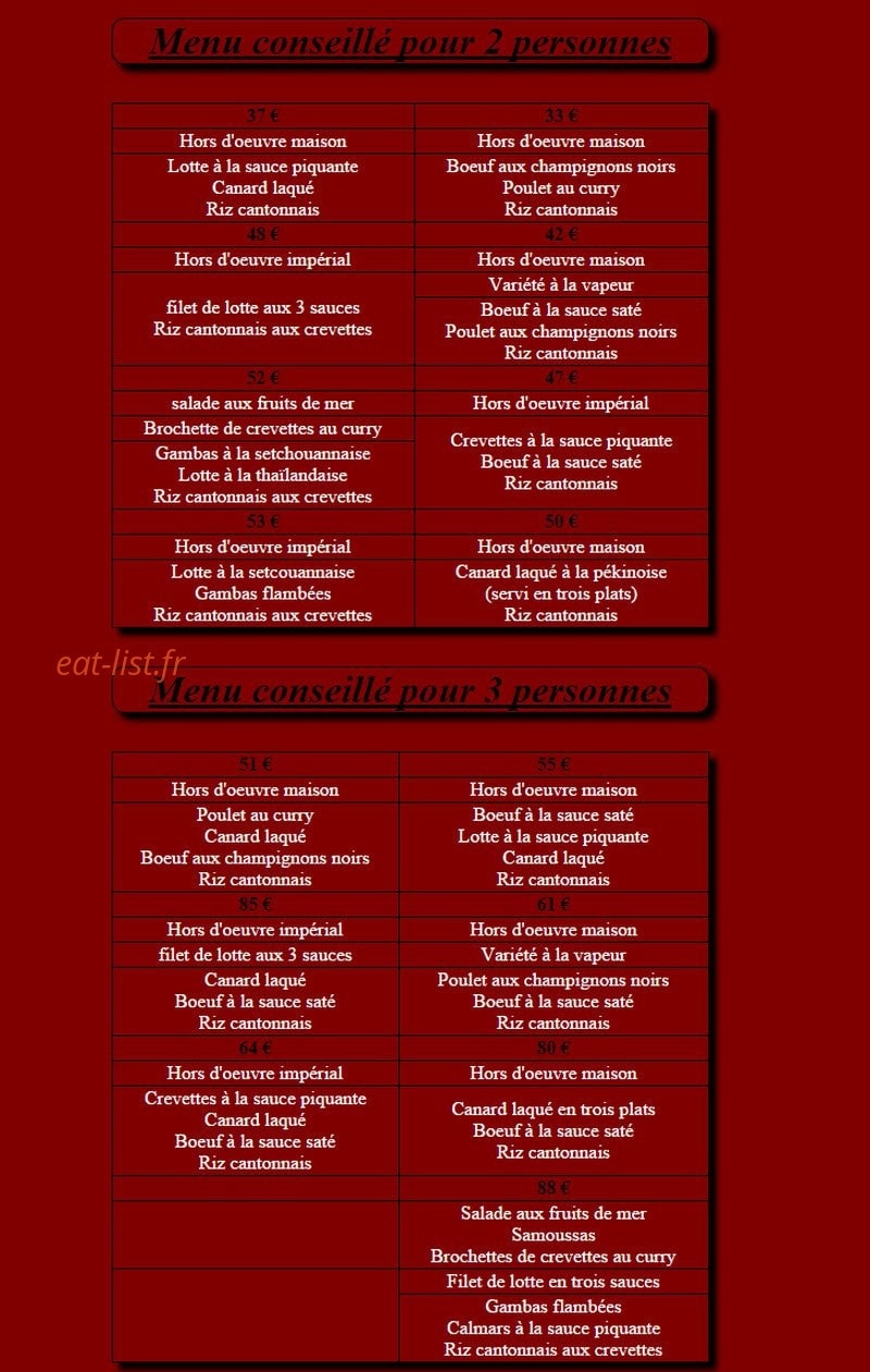 China Town — carte page 4