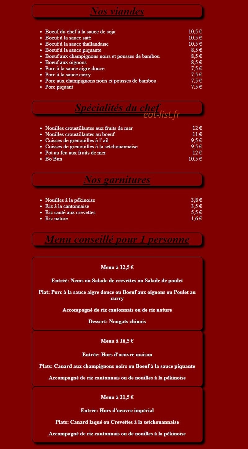 China Town — carte page 3
