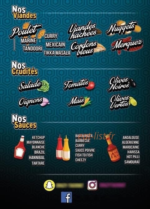 Crazy tacos — carte page 4
