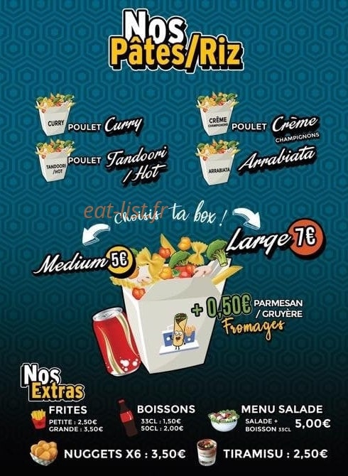 Crazy tacos — carte page 3