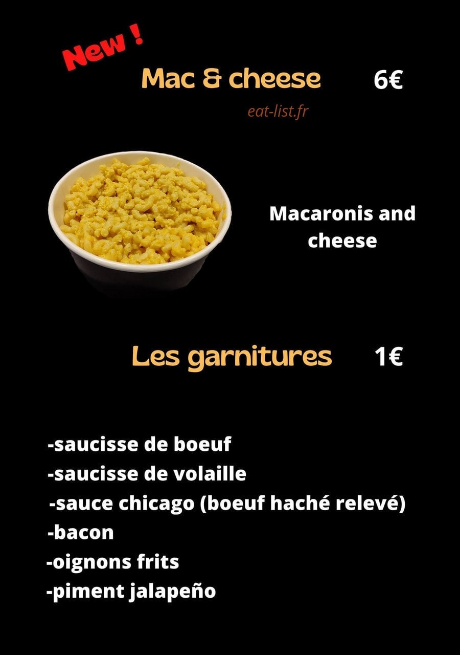 Dory's Hot Dog — carte page 3
