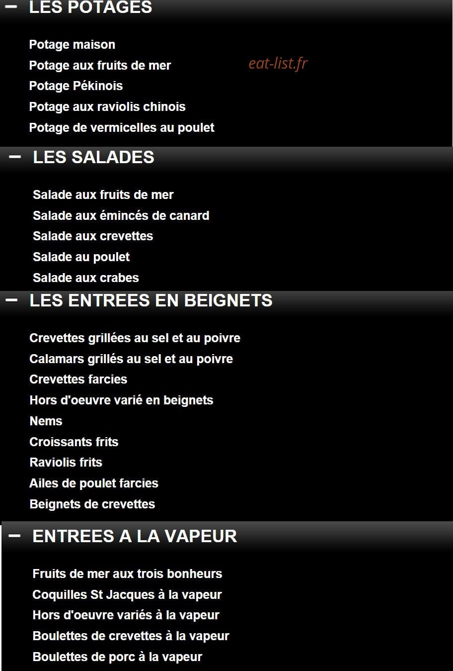 Jardin d'Asie — carte page 2