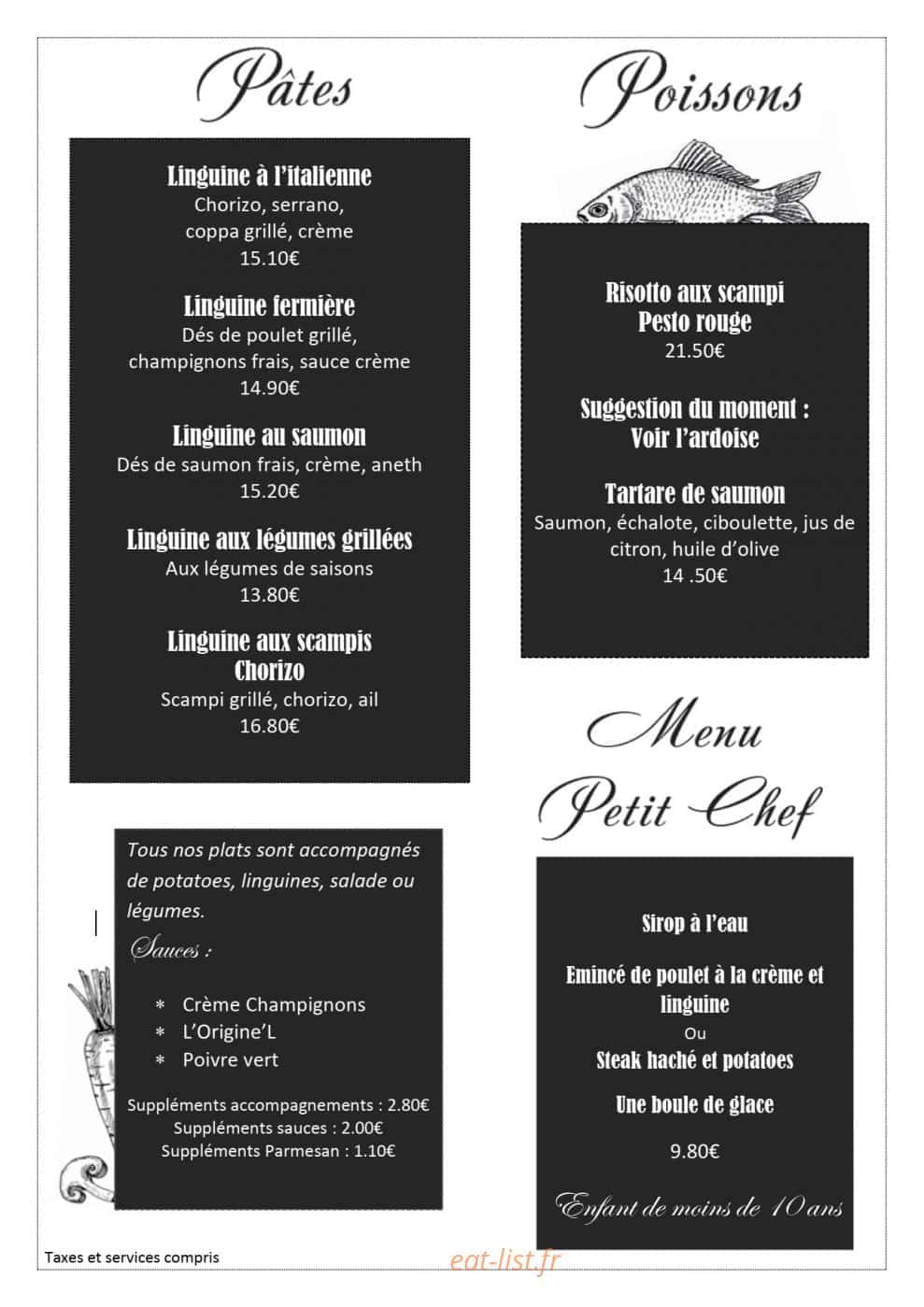 L'Origine'L — carte page 2
