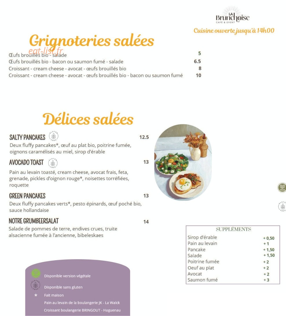 La Brunchoise — carte page 3