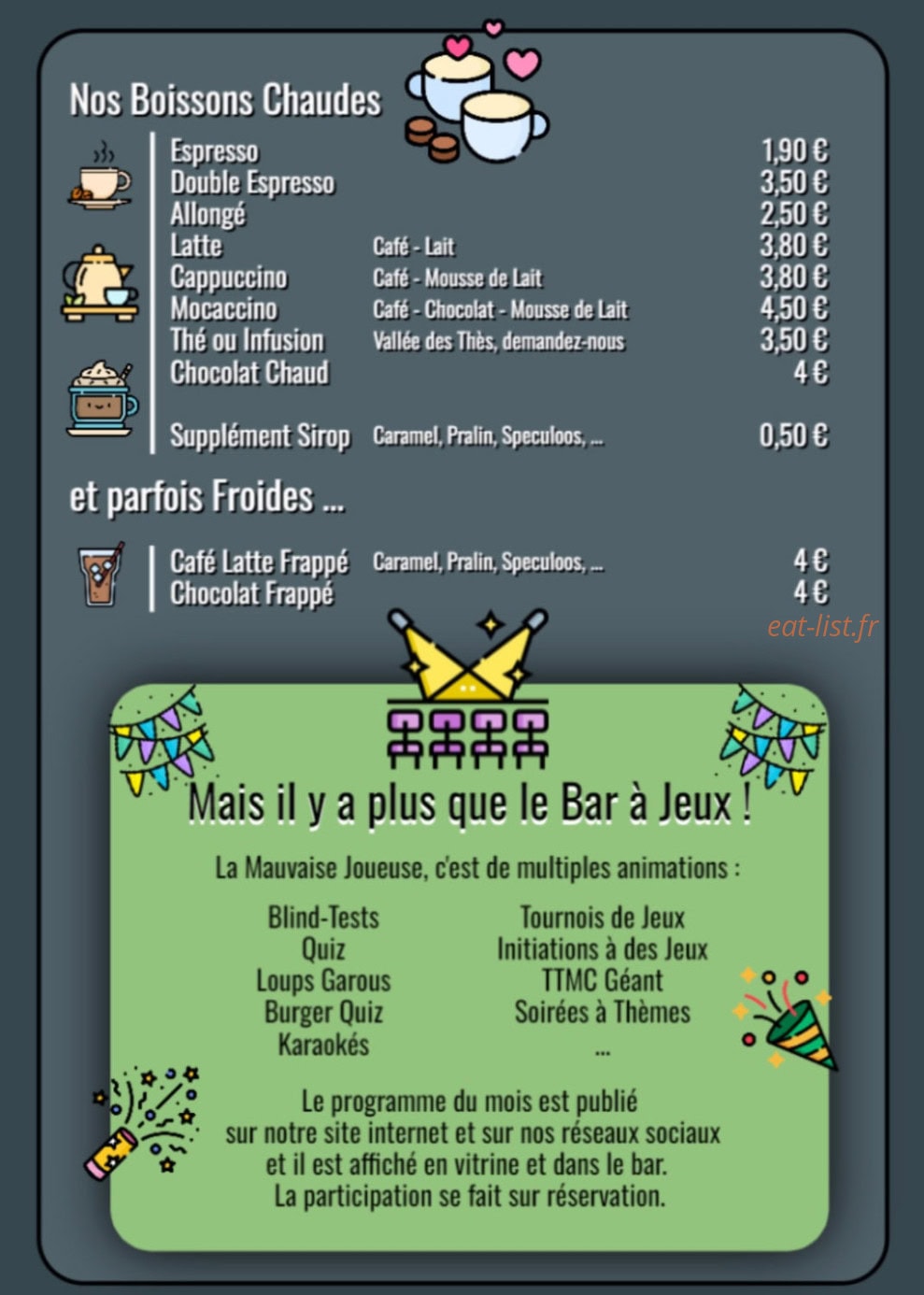 La Mauvaise Joueuse — carte page 6