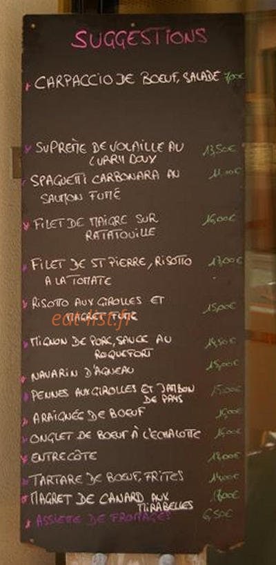 Le clem's — carte page 1
