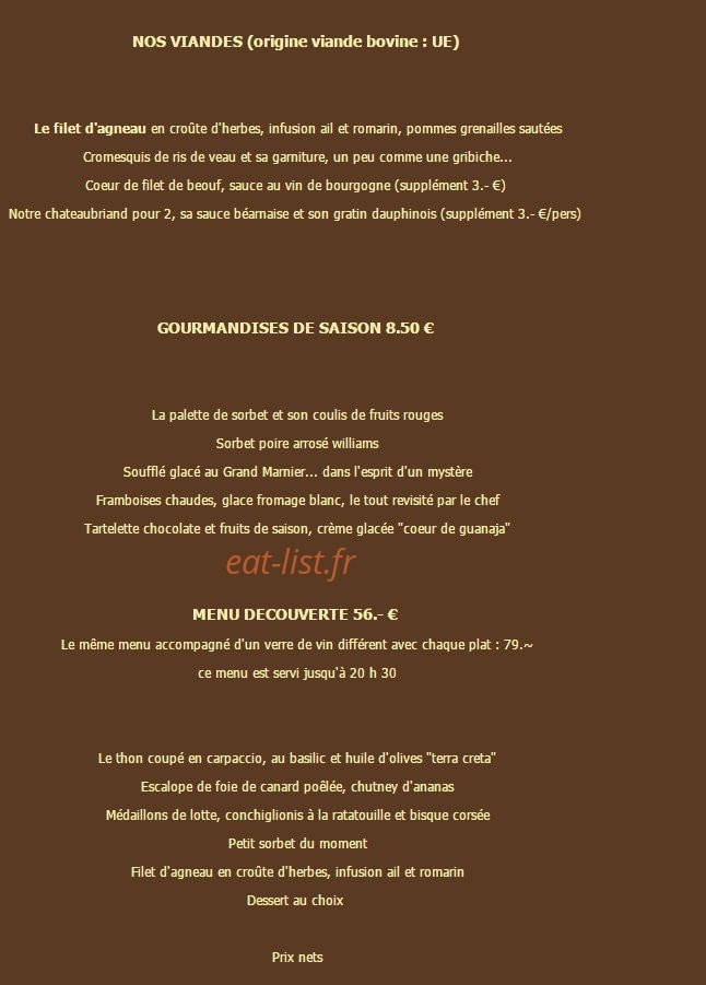 Le Jardin — carte page 2