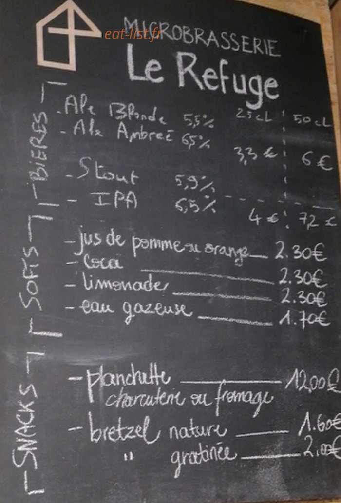 Le Refuge — carte page 1