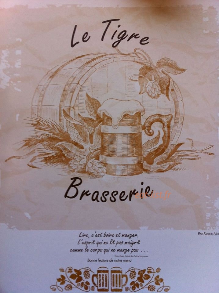 Le Tigre — carte page 1