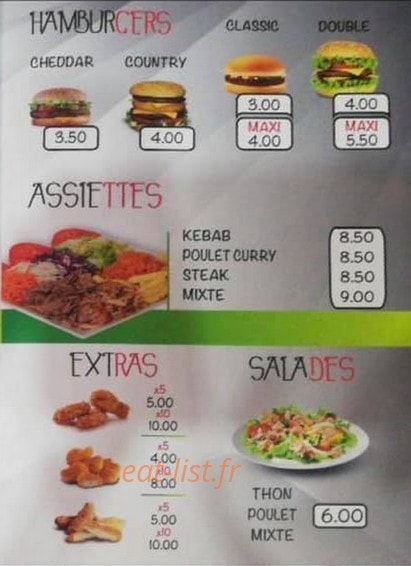 O' crousti — carte page 1
