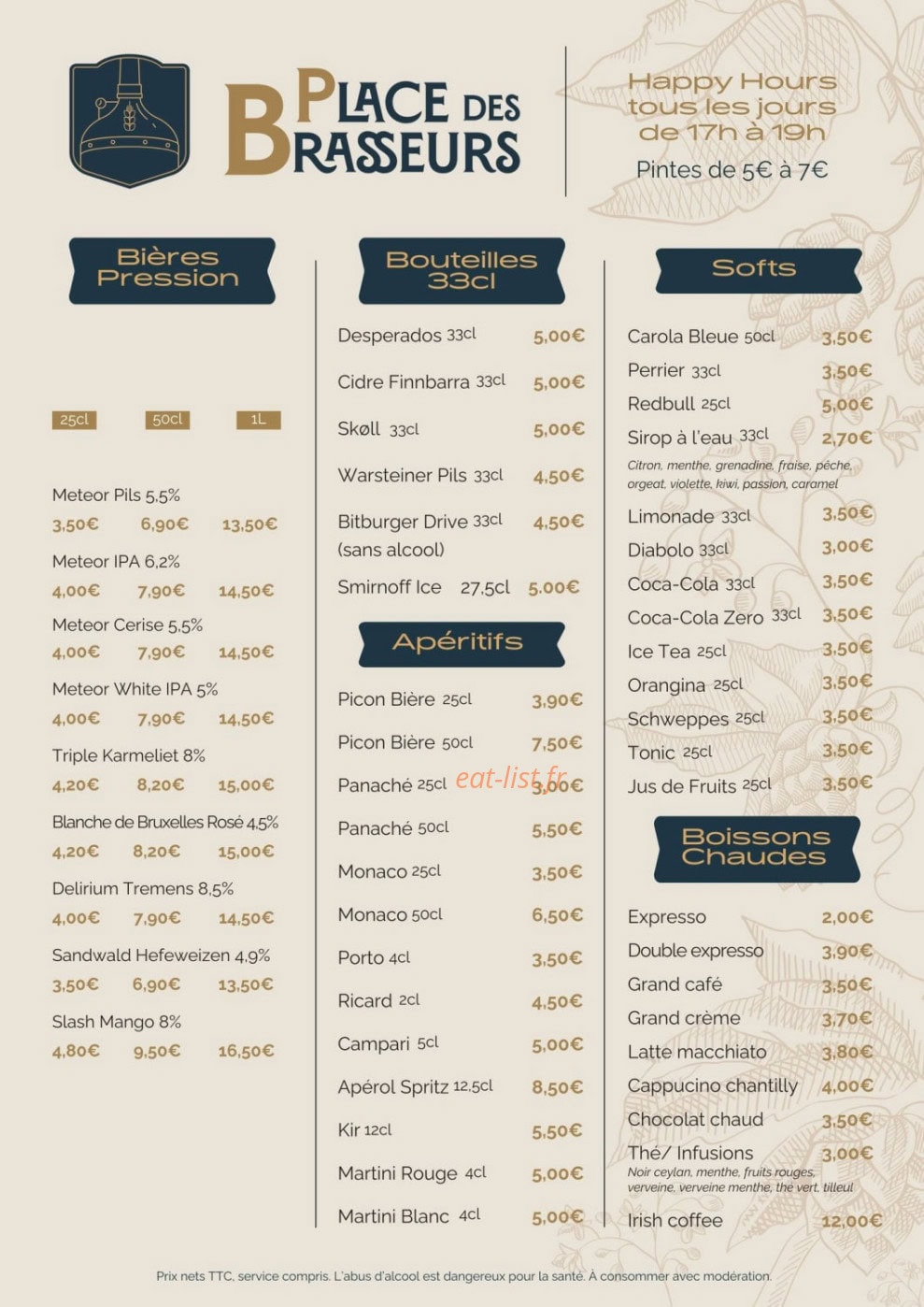 Place des Brasseurs — carte page 6