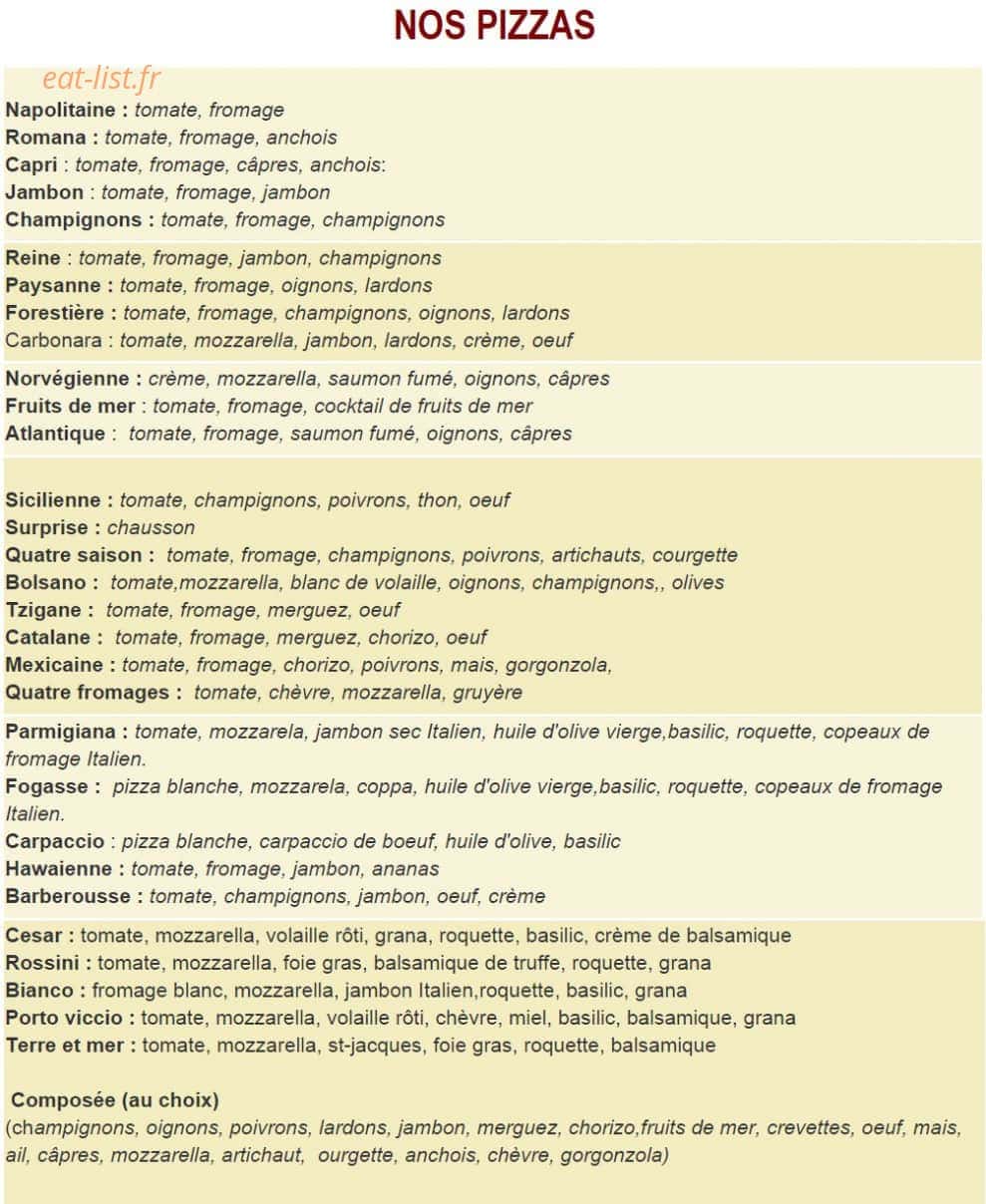 Restaurant barbe rousse — carte page 5
