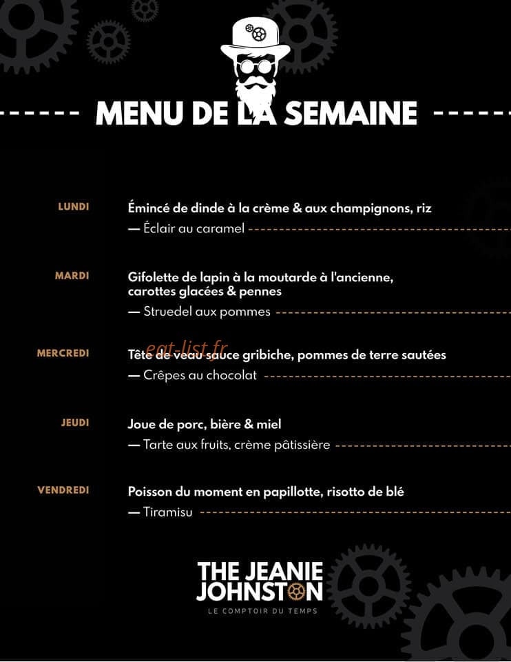 The Jeanie Johnston — carte page 1