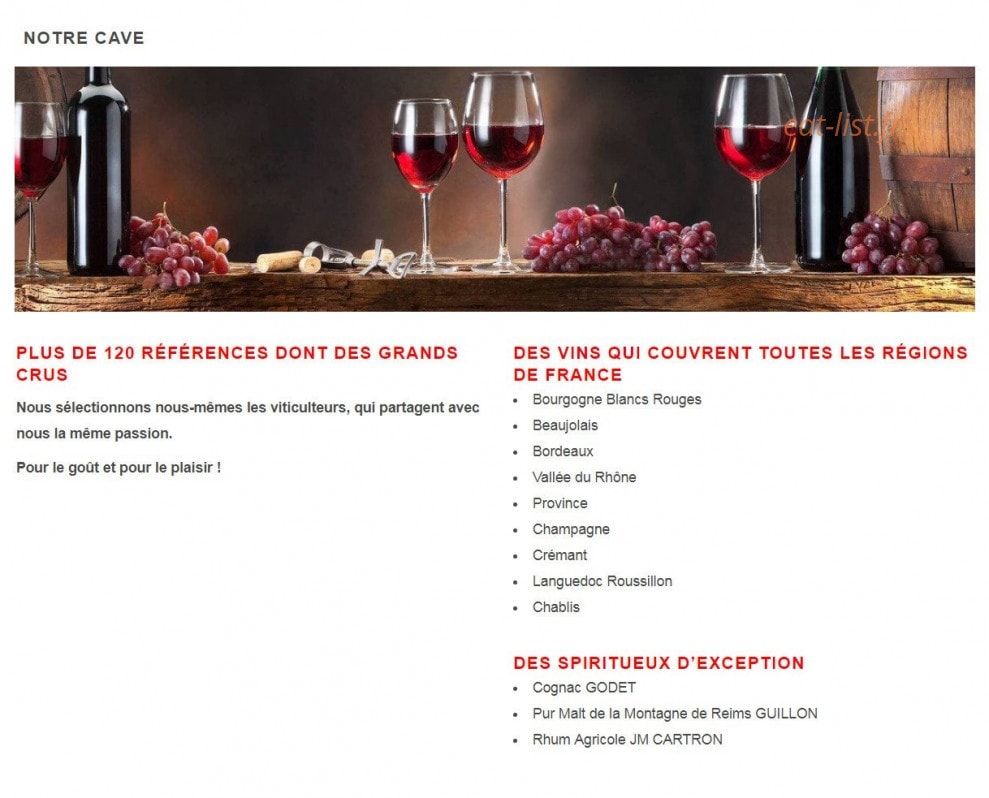 Restaurant Notre Dame — carte page 6