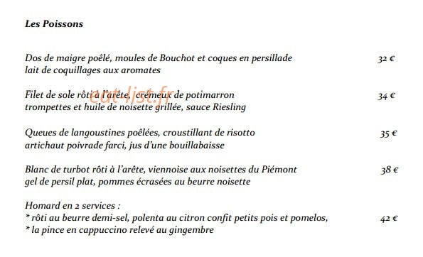 Au Cheval Blanc — carte page 3