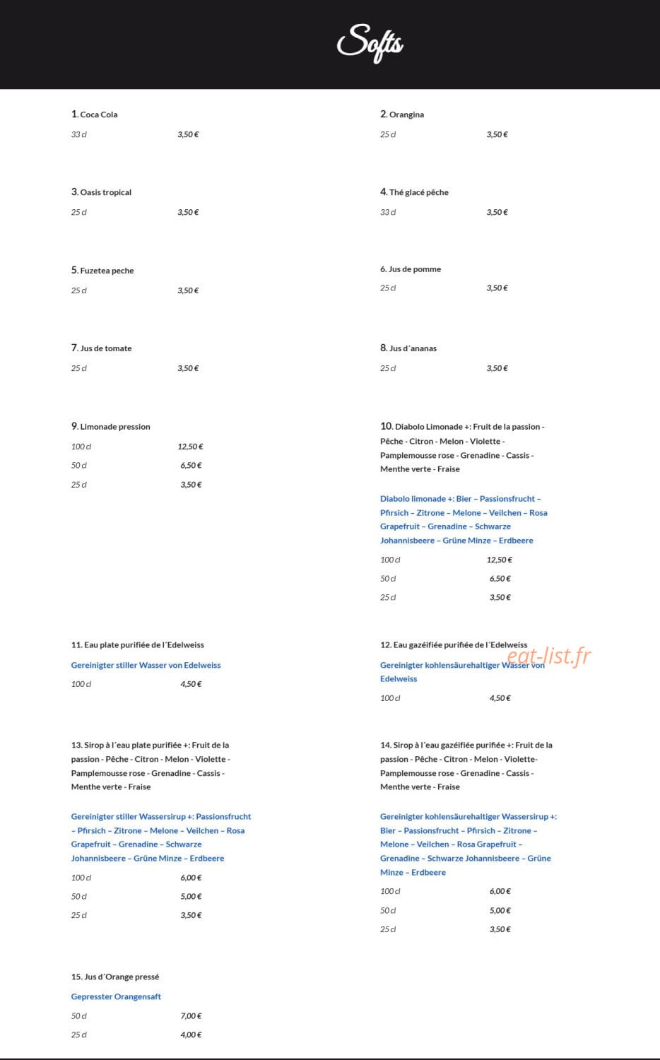 Domaine de l´Edelweiss — carte page 7