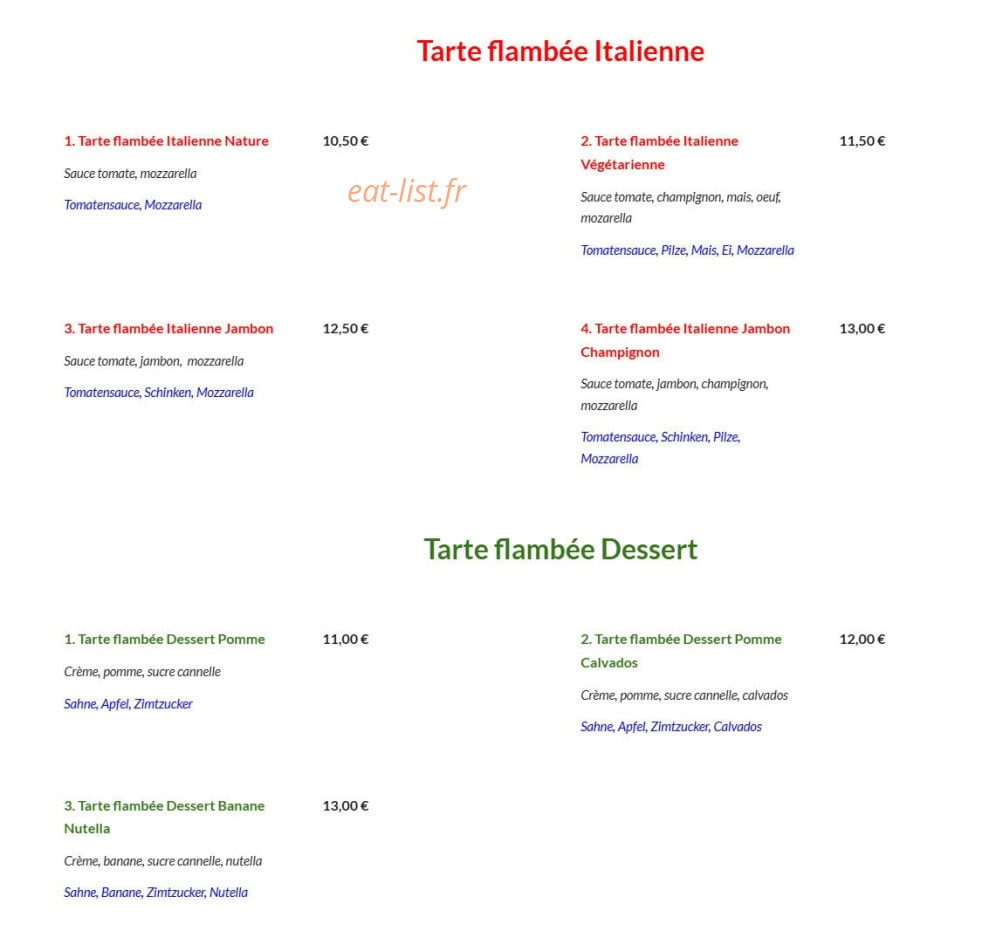 Domaine de l´Edelweiss — carte page 2