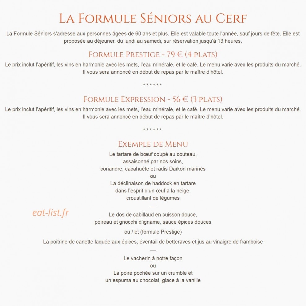 Le Cerf — carte page 10
