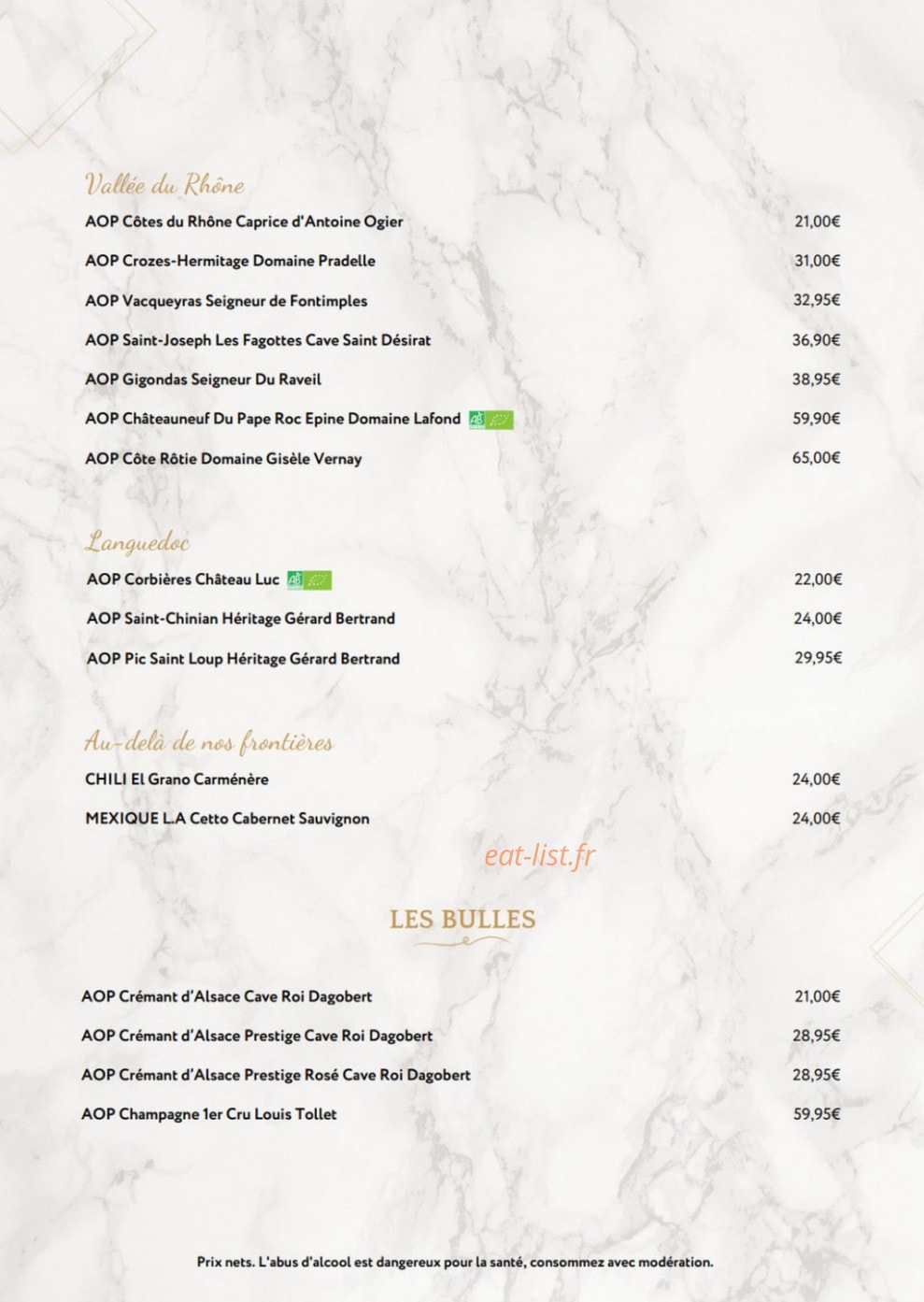 Le Marlex — carte page 10