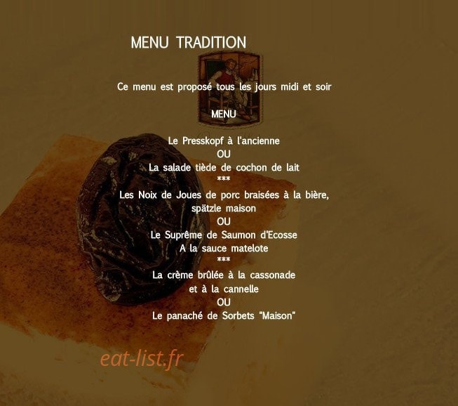 Hôtel Restaurant l'Ami Fritz — carte page 4