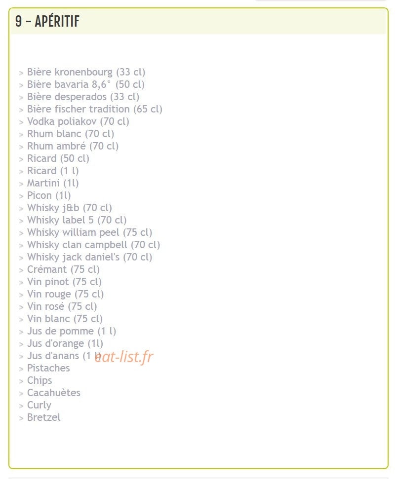 Allo Pizza Palmariva — carte page 6