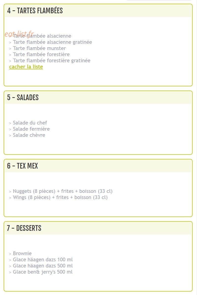 Allo Pizza Palmariva — carte page 4