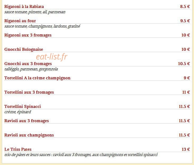 Chez Michel — carte page 3