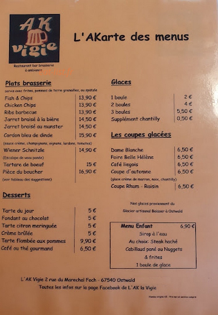 L'Ak Vigie — carte page 1