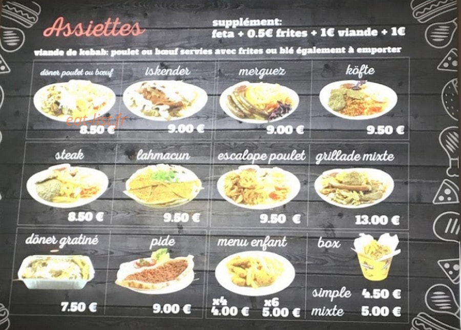 Snack d'Ostwald — carte page 1