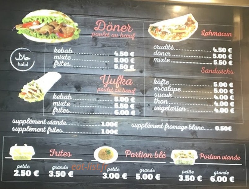 Snack d'Ostwald — carte page 3