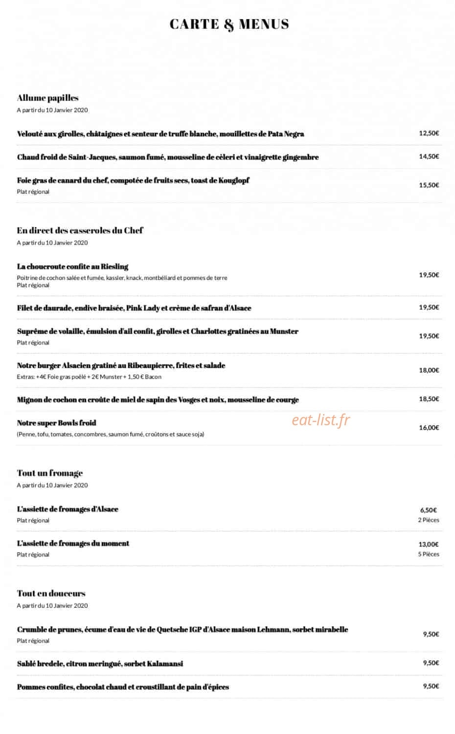 Terres Gourmandes — carte page 2