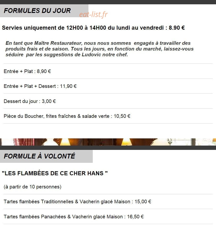 Ce Cher Hans — carte page 2