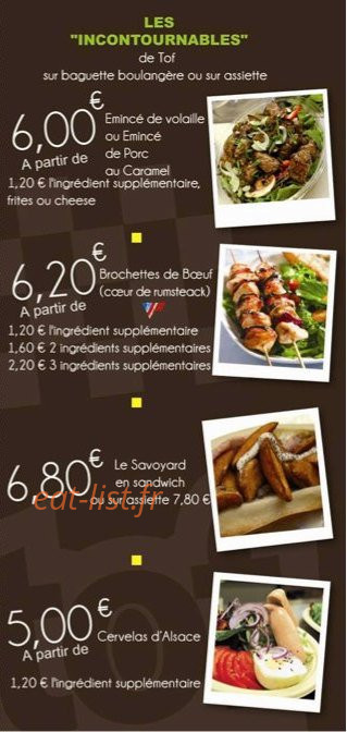 Chez Tof — carte page 4