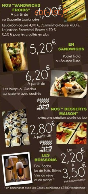 Chez Tof — carte page 3