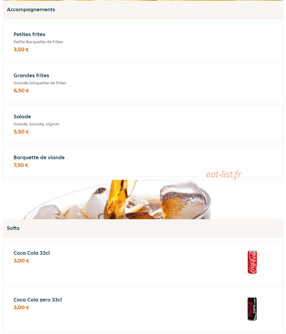 Le Nice grill — carte page 5