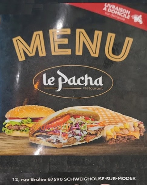 Le Pacha — carte page 1