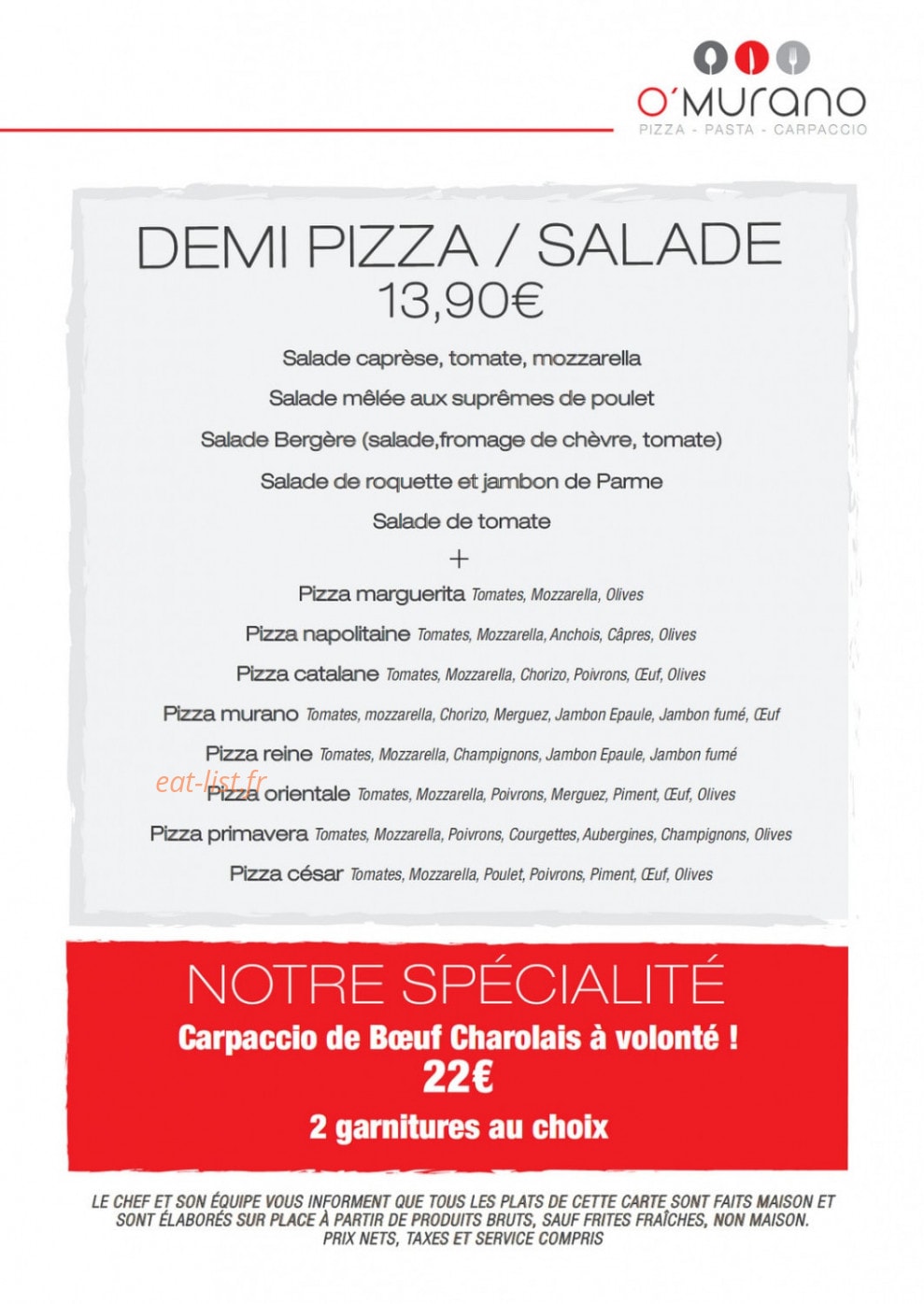 O Murano — carte page 3