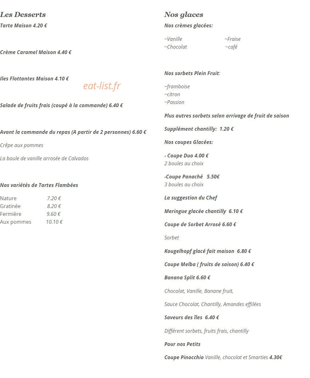 Au Pied de Boeuf — carte page 2