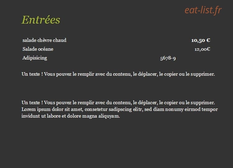 Chez Youpel — carte page 1