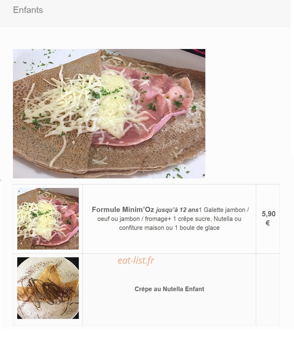 Crêp'Ôz — carte page 10