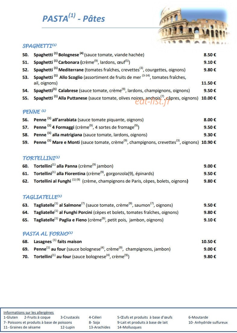 Da Salvatore — carte page 2