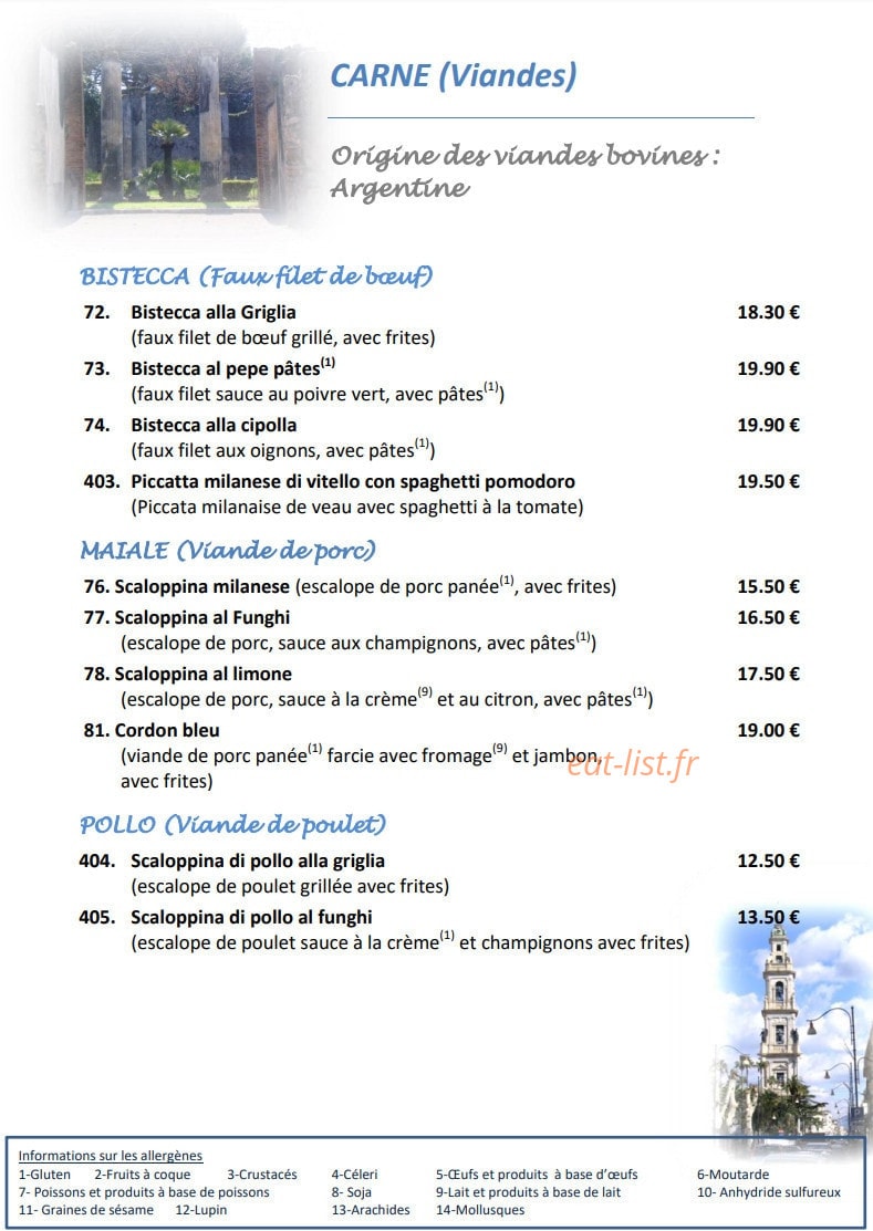 Da Salvatore — carte page 4