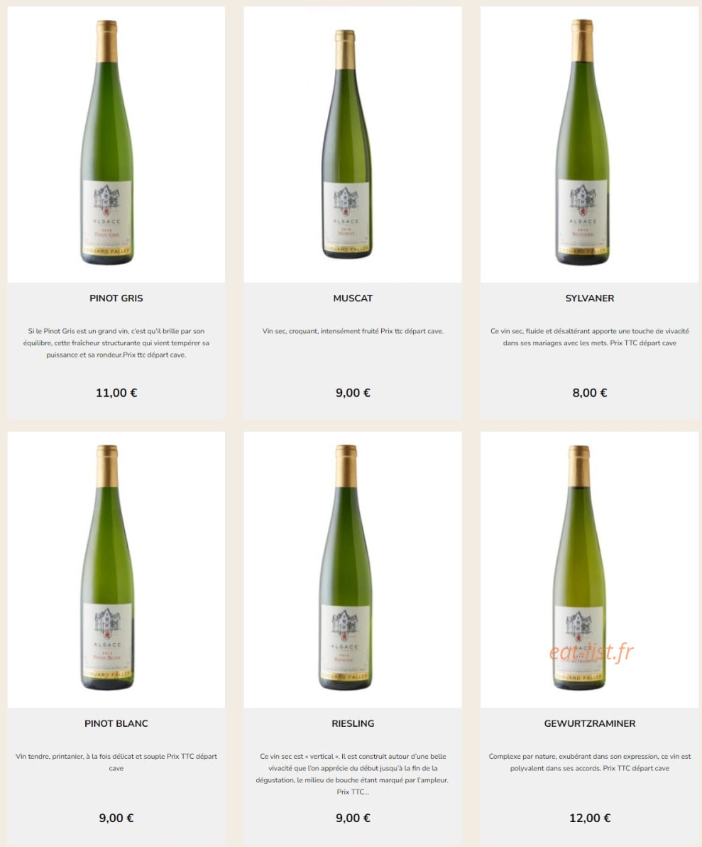 Elsass Faller — carte page 2
