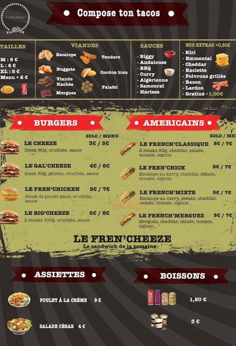 Frencheeze — carte page 2